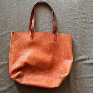 Madewell Brown Leather Tote